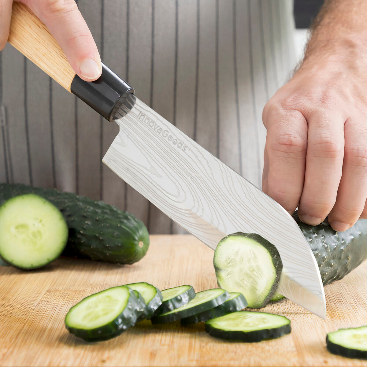 Sada nožov Damas·Q InnovaGoods s profesionálnym puzdrom