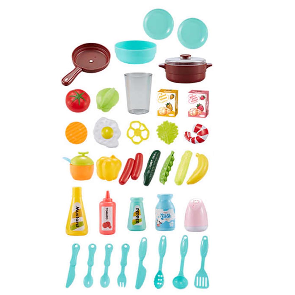 Detská kuchynka s príslušenstvom – béžová verzia