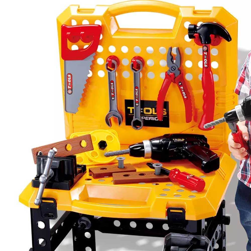 Toy tool table, 100 pcs